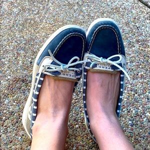 Blue nautical sperry top-siders
